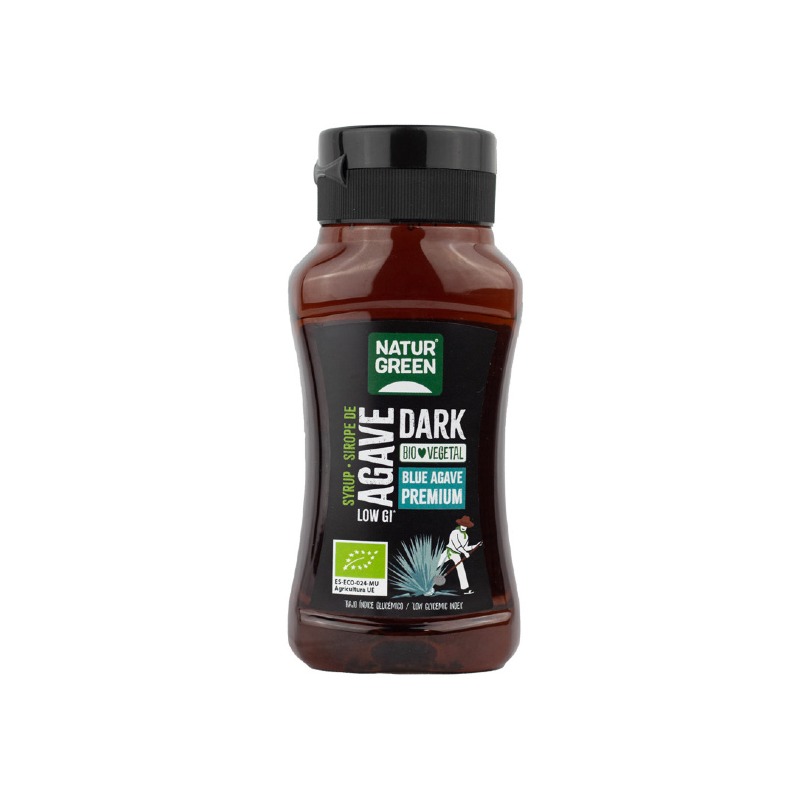 NATURGREEN SIROPE AGAVE DARK BIO. 350G