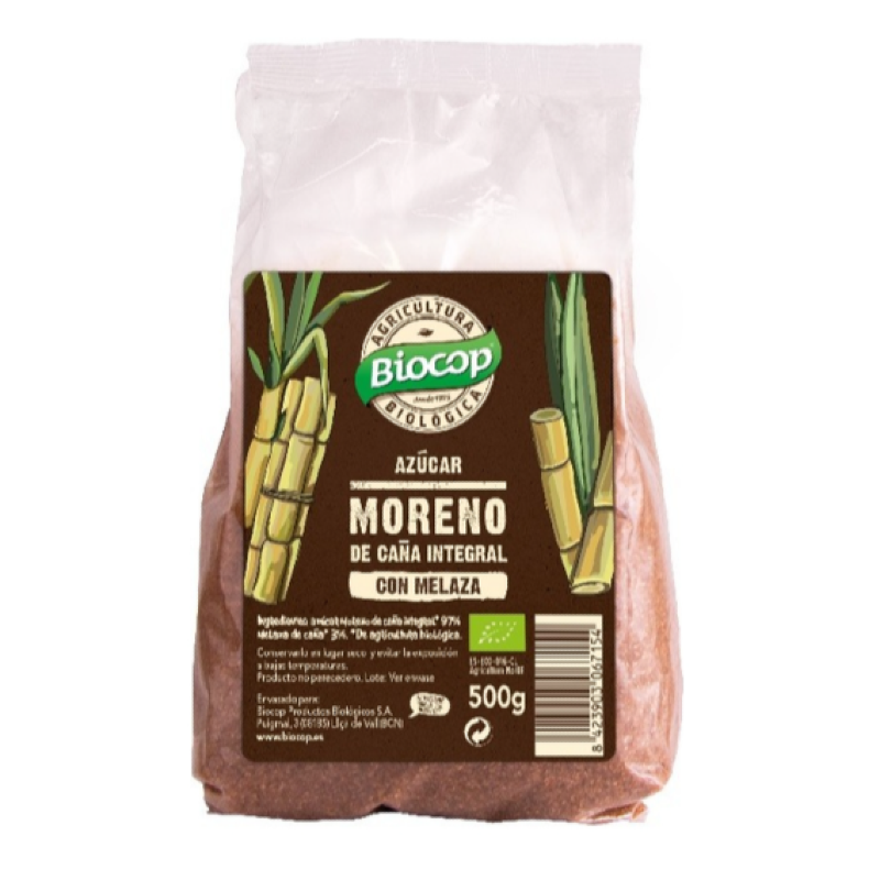 BIOCOP AZUCAR MORENO CAÑA INTERGRAL MELAZA 500G