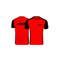 AMIX CAMISETA RUNFIT LIMIT COLOR NEGRO-ROJO (XXL)