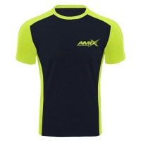 AMIX CAMISETA RUNFIT SCORE COLOR NEGRO-AMARIL.(XL)