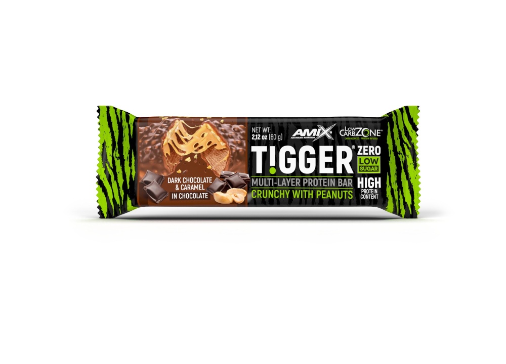 AMIX BARRITAS TIGGERZERO PROTEIN 20x60G CHOCO-CARA - imagen 2