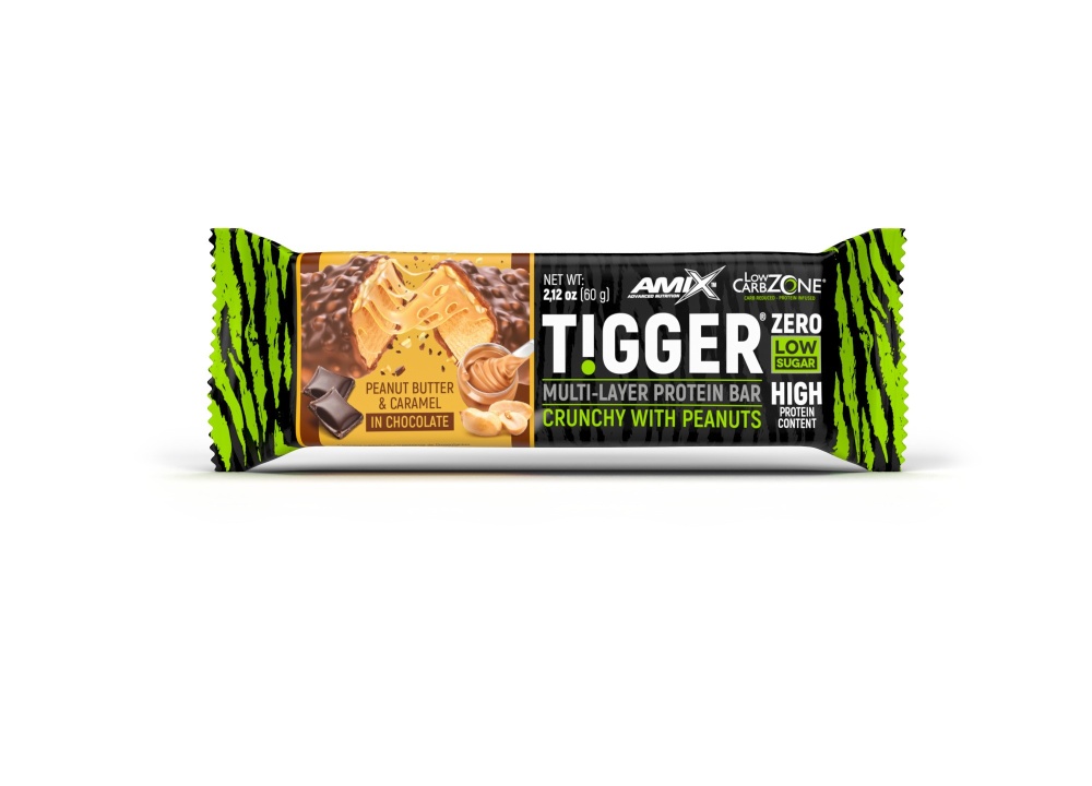 AMIX BARRITAS TIGGERZERO PROTEIN 20x60G CACAH-CARA - imagen 2