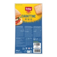 SCHAR CIABATTINE S/GLUTEN 200GR.