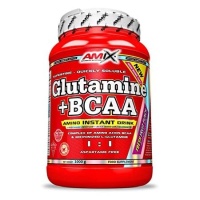 AMIX GLUTAMINA + BCAA 1KG NARANJA