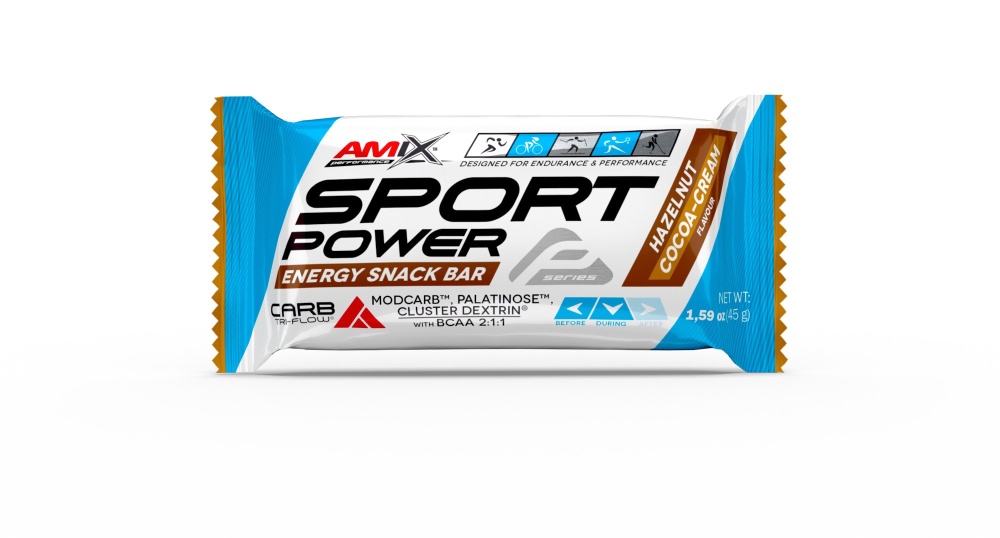 AMIX PERF BARRITAS SPORT POWER 20X45G AVELLA.CACAO - imagen 2