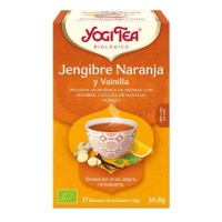 YOGI TEA JENGIBRE NARANJA VAINILLA BOLSAS 17X30.6G