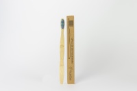 LA ECOTUCA CEPILLO BAMBU ADULTO -SUAVE- AZUL ECO - imagen 3