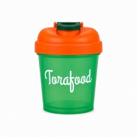 TORAFOOD BATIDORA MINI 300ML VERDE - NARANJA