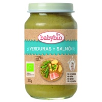 BABYBIO POTITO MENU TRADICION VERDUR.Y SALMON 200g