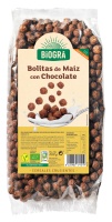 BIOGRA BOLITAS MAIZ CHOCOLATE BIO. 250GR.