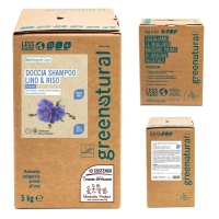 Gel de ducha y champu Eco lino y arroz - 5kg