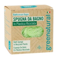 Esponja de baño de plástico reciclado